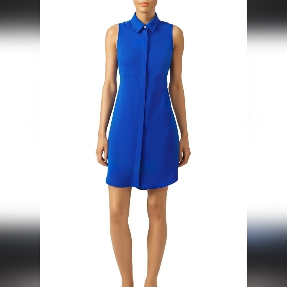 Amanda Uprichard Logan Dress Royal Blue Mini Bodycon M Cocktail Party Dress - Picture 5 of 5